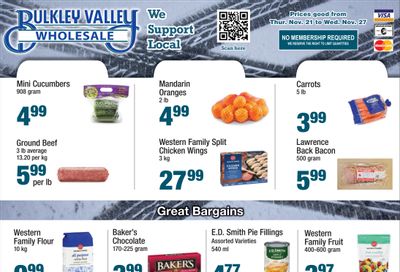 Bulkley Valley Wholesale Flyer November 21 to 27