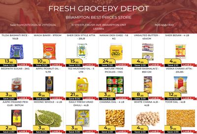 Fresh Grocery Depot Flyer November 21 to 27