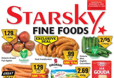 Starsky Foods Flyer November 21 to 27