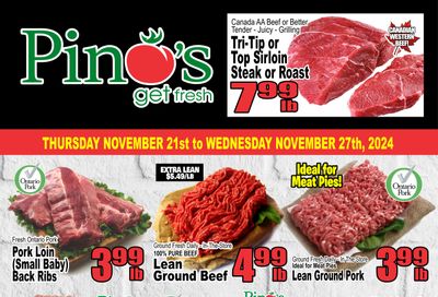 Pino's Flyer November 21 to 27