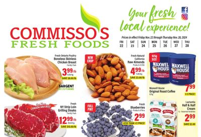 Commisso's Fresh Foods Flyer November 22 to 28