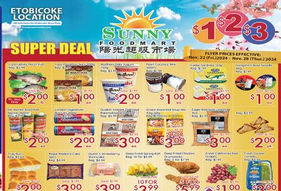 Sunny Foodmart (Etobicoke) Flyer November 22 to 28