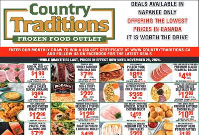 Country Traditions Flyer November 21 to 28