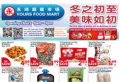 Yours Food Mart Flyer November 22 to 28