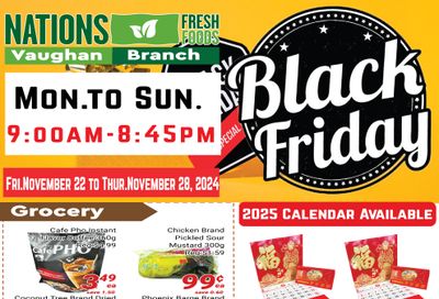 Nations Fresh Foods (Vaughan) Flyer November 22 to 28