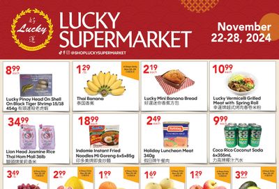 Lucky Supermarket (Edmonton) Flyer November 22 to 28