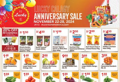 Lucky Supermarket (Calgary) Flyer November 22 to 28