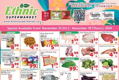 Ethnic Supermarket (Milton) Flyer November 22 to 28