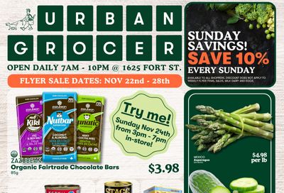 Urban Grocer Flyer November 22 to 28