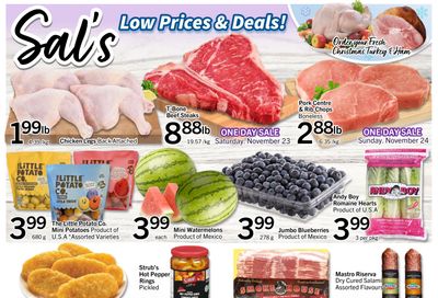 Sal's Grocery Flyer November 22 to 28