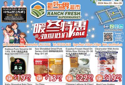 Ranch Fresh Supermarket Flyer November 22 to 28