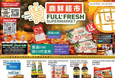 Full Fresh Supermarket Flyer November 22 to 28