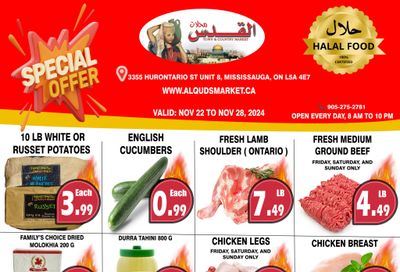 Al-Quds Supermarket Flyer November 22 to 28