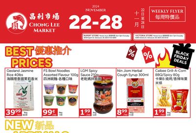 Chong Lee Market Flyer November 22 to 28