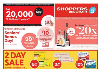 Shoppers Drug Mart (West) Flyer November 23 to 29