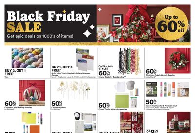 Michael's Black Friday Sale Flyer November 22 to December 1