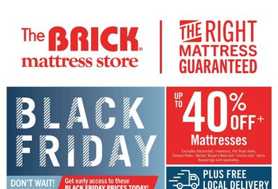 The Brick Mattress Store Flyer November 22 to 28