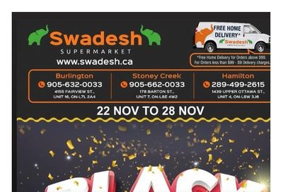 Swadesh Supermarket Flyer November 22 to 28