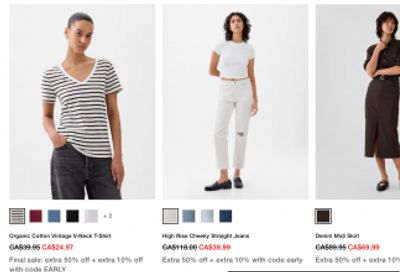 Gap Canada Pre-Black Friday Sale: 40-60% off Early Deals