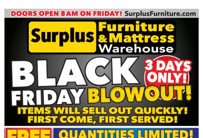 Surplus Furniture & Mattress Warehouse (Winnipeg, Brandon) Flyer November 25 to December 1