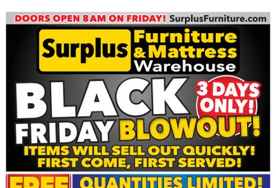 Surplus Furniture & Mattress Warehouse (Thunder Bay) Flyer November 25 to December 1