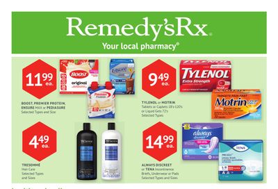 Remedy's RX Flyer November 29 to December 26