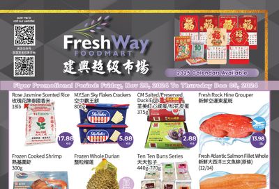 FreshWay Foodmart Flyer November 29 to December 5