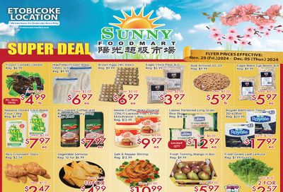 Sunny Foodmart (Etobicoke) Flyer November 29 to December 5