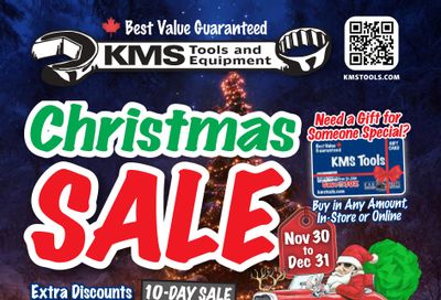 KMS Tools and Equipment Flyer December 1 to 31