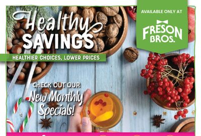 Freson Bros. Healthy Savings Flyer November 29 to December 26