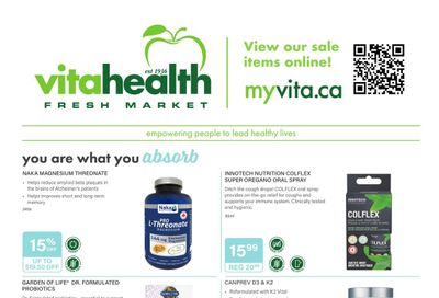 Vita Health Fresh Market Flyer December 5 to 24