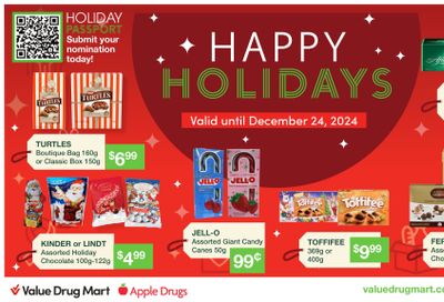 Apple Drugs Flyer December 8 to 24