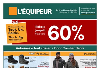 L'Équipeur Flyer December 12 to 23