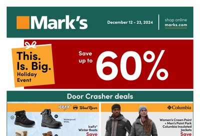 Mark's Flyer December 12 to 23