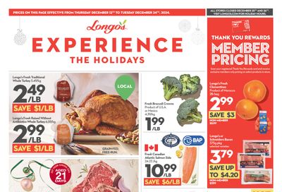 Longo's Flyer December 12 to 24