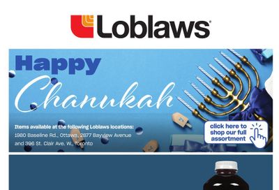 Loblaws (ON) Chanukah Flyer December 12 to January 1