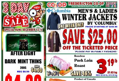 Fredericton Co-op Flyer December 12 to 18