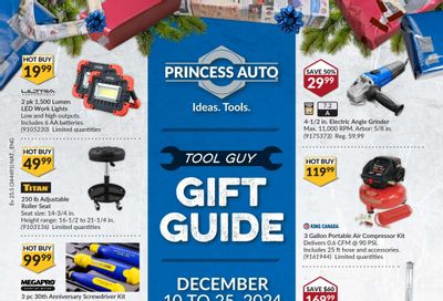 Princess Auto Gift Guide December 10 to 25