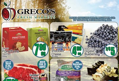 Greco's Fresh Market Flyer December 13 to 31