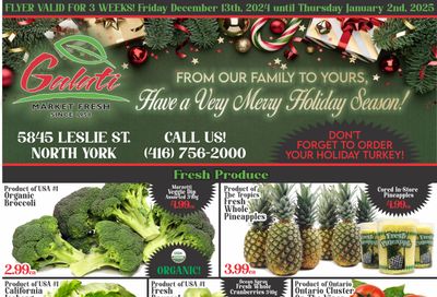 Galati Market Fresh Flyer December 13 to January 2