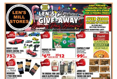 Len's Mill Stores Flyer December 16 to 29