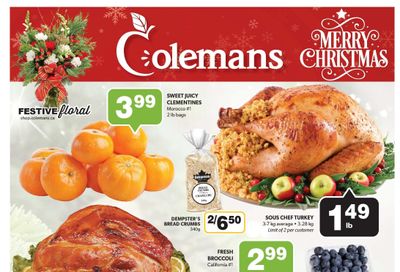 Coleman's Flyer December 19 to 24