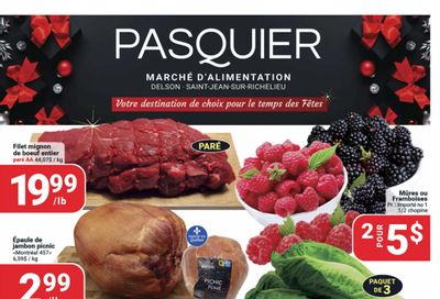 Pasquier Flyer December 19 to 24