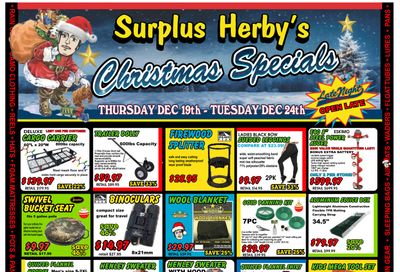 Surplus Herby's Flyer December 19 to 24