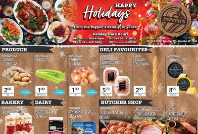 Pepper's Foods Flyer December 17 to 24