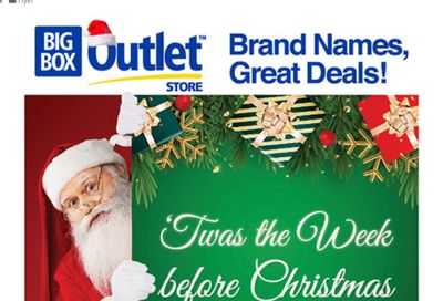 Big Box Outlet Store Flyer December 16 to 24