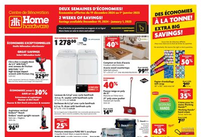 Home Hardware Building Centre (QC) Flyer December 19 to January 1