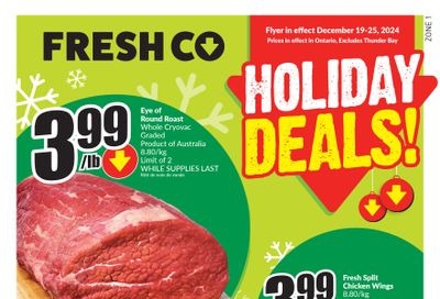 FreshCo (ON) Flyer December 19 to 25