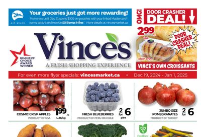 Vince's Market Flyer December 19 to January 1