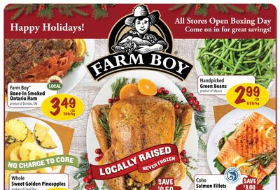 Farm Boy Flyer December 19 to 24